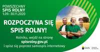 Powszechny Spis Rolny rusza już dziś!