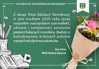 Drodzy Nauczyciele! Przyjmijcie życzenia...