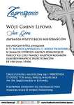 Zaproszenie na uroczystości i odsłonięcie tablicy.