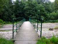 Odnowienie kładki w Leśnej