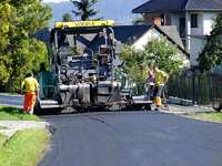 Trwają prace na drodze w Siennej