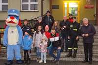 Bądź widoczny ! Drugi raz rozdawaliśmy „śliwkowe” odblaski.