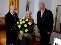 101 urodziny Pani Heleny Dutka - najstarszej mieszkanki Leśnej
