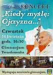 Zapraszamy na koncert do Gimnazjum w Twardorzeczce
