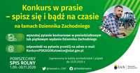 Kolejny konkurs dla rolników - "Konkurs w prasie - spisz się i bądź na czasie"