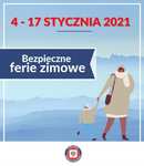 Bezpieczne ferie 2021r.