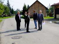 Remont odcinka drogi w Siennej