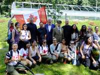 „Dąb Franciszek” posadzony w "Alei Prezydenckiej"