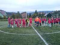 II miejsce chłopców ze Szkoły Podstawowej w Leśnej w finale powiatu żywieckiego w piłce nożnej