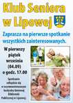 Pierwsze spotkanie Klubu Seniora w Gminie Lipowa