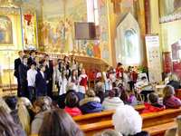 Wspólne kolędowanie w Gimnazjum im. Jana Pawła II w Twardorzeczce