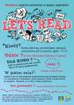 Bezpłatne zajęcia czytelnicze w języku angielskim! Trwają zapisy.