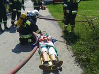 Ćwiczenia pożarnicze w Słotwinie